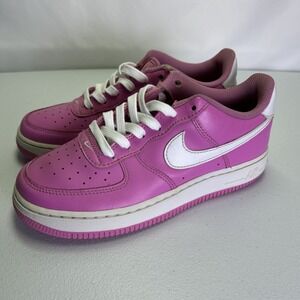 Nike Air Force 1‎ Low GS Playful Pink White FV5948-600 Size 4Y / Women's 5.5